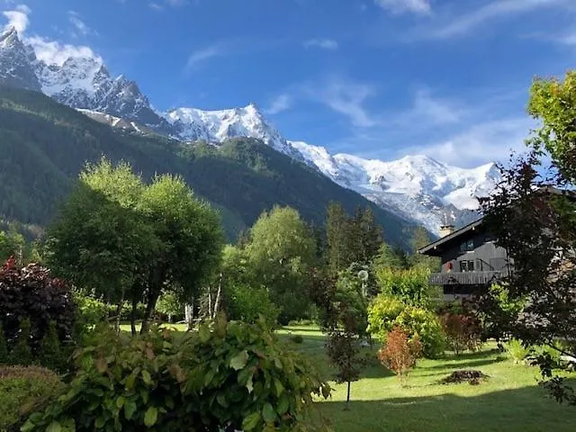 Studio Au Calme Avec Jardin Et Vue Mont-Blanc Σαμονί